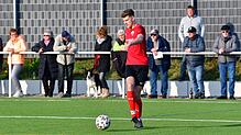 Siegtreffer: Timo Keslinke war der Mann des Tages beim FC Hochrhein. Mit stoischer Ruhe erzielte er das 3:2 zum überraschenden Erfolg ...