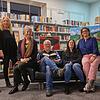 Die Wortfischer, hier die Autoren (von links) Hannah Steinbring, Angelika Weber-Wehrle, Peter Heinemann, Anja Feuerbacher, Julia Becker ...