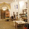 Die ehemaligen Pferdeställe sollen einmal als Atelier und Galerie dienen.