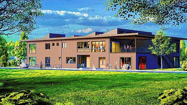 Vorgeschmack: Ein ersten Blick auf den neuen Kindergarten gab es für die Öffentlichkeit am Dienstag. Der neue Kindergarten soll in ...