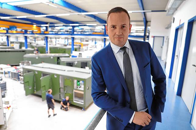Armin Krenn (40), Geschäftsführer von Rheinmetall Mobile Systeme in Meckenbeuren