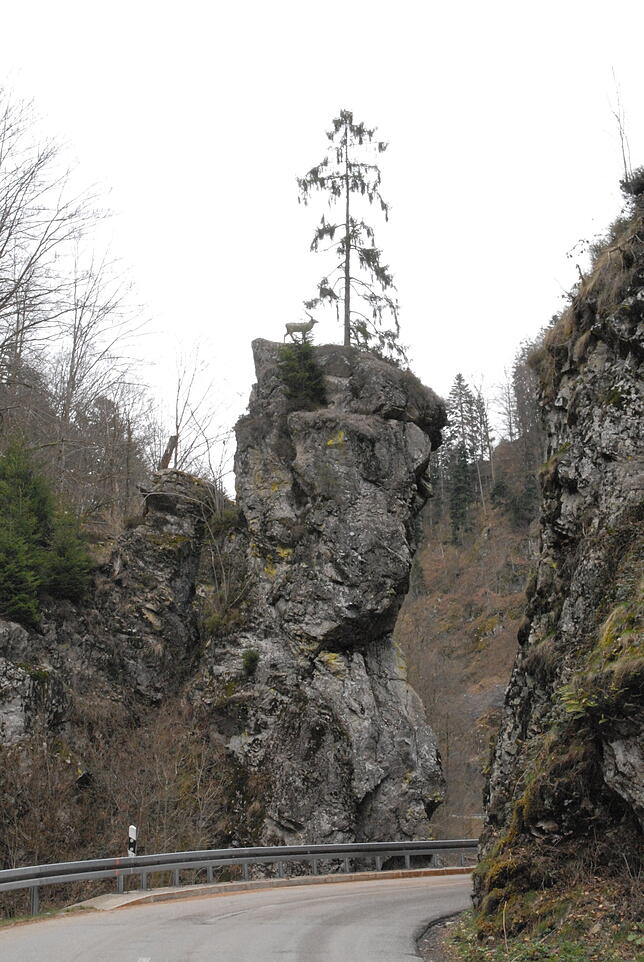 Bild 2: Der Hirsch thront wieder über dem Wehratal