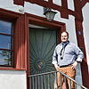 Martin Strehl vor dem Rathaus.