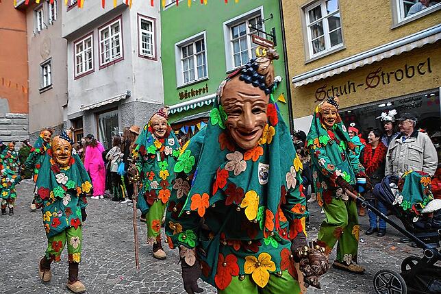 Bild 11: Bilder vom Narrenbaumstellen in Meersburg