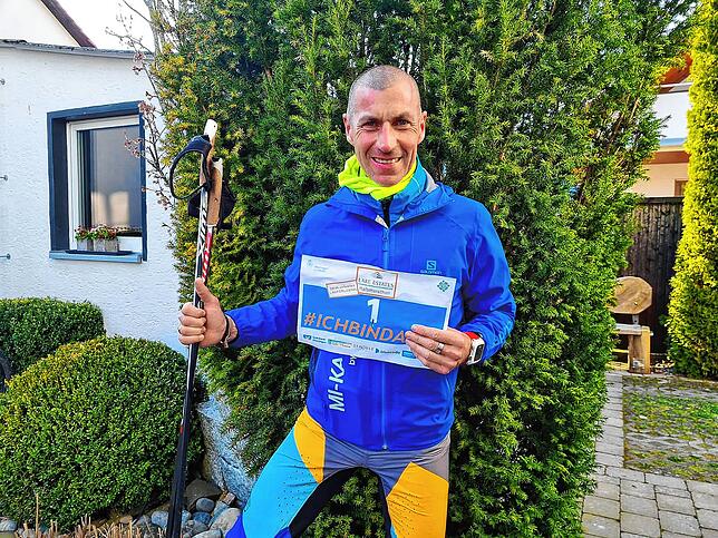 Der fünffache Nordic-Walking-Weltmeister Michael Epp aus Altshauen war ebenfalls dabei, obwohl er den direkten Wettkampf gegen die ...