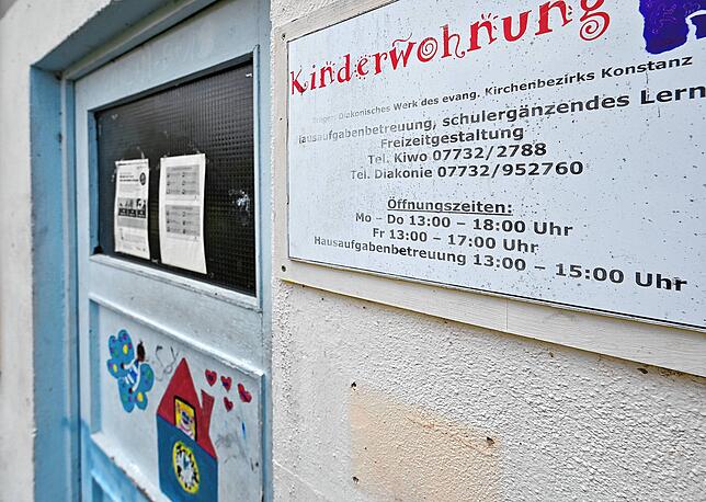 Eingangsbereich zur Kinderwohnung in der Schlesierstraße.
