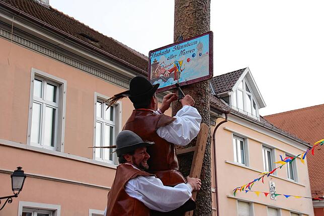 Bild 27: Bilder vom Narrenbaum-Setzen in Stockach Teil 3