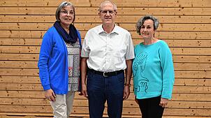 Das Liederkranz-Vorstandsteam mit von links Susanne Gausmann, Peter Neubauer und Christiane Otte.  Foto: Werner Müller