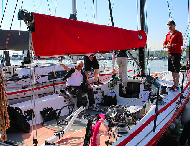 Bild 7: Sie lieben Wind, Wasser und Segel: Diese Menschen haben an der Bodenseewoche teilgenommen und stellen ihre Boot vor