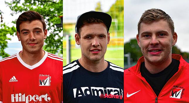 Riesenlücke: Benjamin Streuff (links) und Louis Schanz (Mitte) erzielten 36 Tore in der vergangenen Saison für den FC RW Weilheim. ...