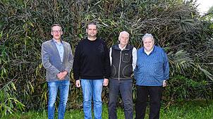 Der Vorstand der Freunde des Scheffelgymnasiums (von links): Peter Wisatzke (Vorsitzender), Christian Schnellbach (Stellvertreter), ...