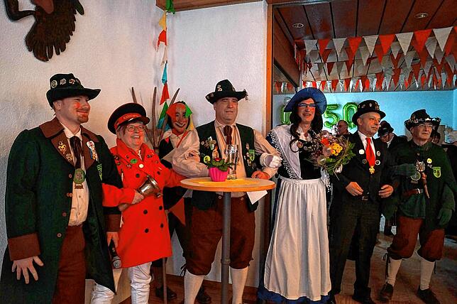 Bild 1: Bilder vom Narreneltern/Bütteltreffen plus ANR- Ehrungen der Hasle Maale Stetten