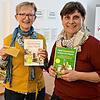 Gabriele Glaser-Wuttke (links) sprach im Quartierstreff Nordstadt über das Thema „Mikroplastik“ und wie man Plastik vermeiden kann. ...