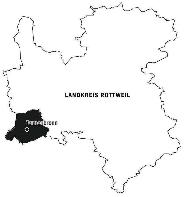 Bild 1: So lebt es sich in Tennenbronn: Wo es zwei Dörfer in einem gibt