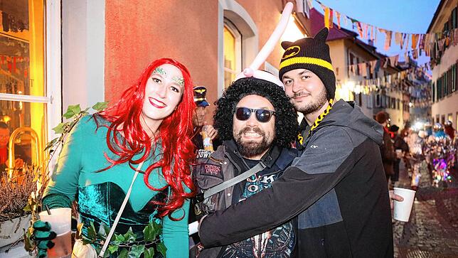 Bild 14: Ho Narro! In den Konstanzer Gassen wird immer noch Fasnacht gefeiert