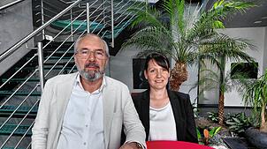Heinz Roth und seine Tochter Daniela haben gemeinsam die Quantus Informatics AG mit Sitz im Gewerbegebiet Blumhof gegründet.