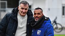 Verlängert: Fabio Ferrari (links) und Carlos Santos, die im Sommer vom SV Blau-Weiß Murg gekommen sind, werden auch in der kommenden ...