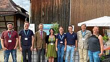 Benjamin Fäth (von links), Tim Nädele (beide Regenerate), Bernhard Markgraf von Baden, Jean Klotz (Regenerate), Nicola Gindele ...