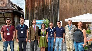 Benjamin Fäth (von links), Tim Nädele (beide Regenerate), Bernhard Markgraf von Baden, Jean Klotz (Regenerate), Nicola Gindele ...