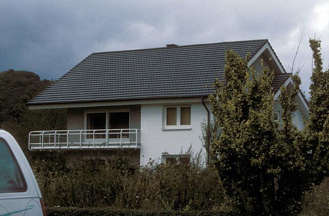Das Wohnhaus von Willy Brandt in Unkel am Rhein. Hier starb der frühere Bundeskanzler am 8. Oktober 1992. Er war damals mit seiner ...