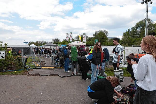 Bild 27: Die Camper sind da und stimmen sich aufs Campus-Festival 2024 ein