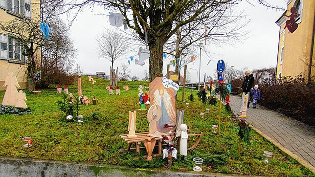 Die &bdquo;Engels-Wiese&ldquo; in Ortsteil Engelswies der Gemeinde Inzigkofen.