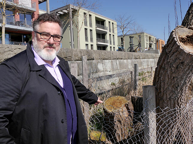 Bild 6: Gestatten: Das ist Emilio, der Stadt-Biber. Wohnort: Schänzlebrücke. Status: Er lebt gefährlich hier in Konstanz...