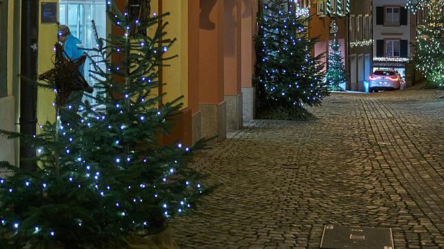 Üppig: In der Laufenburger Altstadt sorgen rund 80 Bäum für festliche Stimmung. Diese kommen seit rund 30 Jahren aus eigenem Anbau.