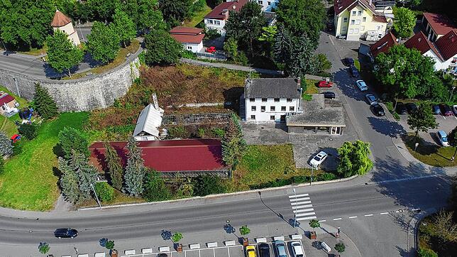 Das Areal mit der ehemaligen Gärtnerei Lutz an der Dillstraße. Dieses Drohnenbild aus dem Jahr 2021 stammt von Jürgen Metzger. ...