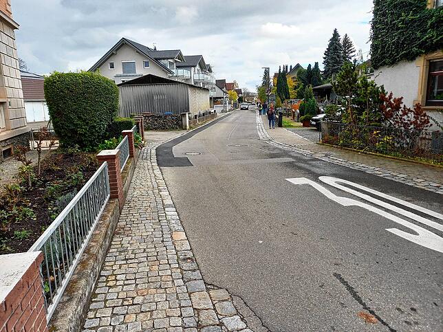 Im Schießstattweg, am östlichen Stadtausgang, soll die Fahrradstraße enden.
