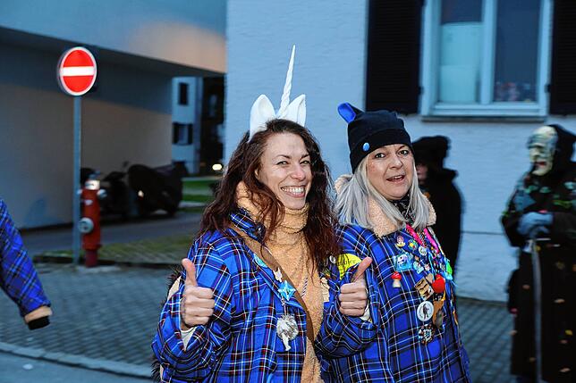 Bild 2: In Petershausen steht der Narrenbaum! Alle Fotos vom Freitagabend