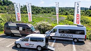 Mit einem Fuhrpark von 60 Fahrzeugen verschiedener Art, bietet das Taxiunternehmen Wolf aus Waldshut-Tiengen einen umfangreichen Service ...