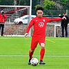 Antrittsstark: Fehlende Körperlichkeit macht Defensivspieler Max Le (19) vom FC Tiengen 08 mit Schnelligkeit und Technik wett.