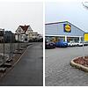 Zwei große Bauprojekte könnten den Stockacher Einzelhandel in den kommenden Jahren prägen. Links im Bild die eingezäunte Brachfläche an ...