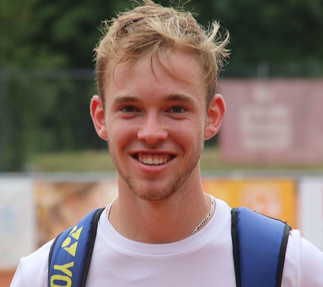 Matchwinner Marvin Kromer (TC RW Tiengen) nach seinem 10:6 im Champions-Tie-Break gegen Moritz Steinmann vom TC Überlingen: „Ich ...