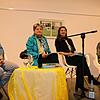 In der Stadtbibliothek erzählen der Fotograf Martin Maier (v.l.) und die Autorin Eva Eberwein von der Entstehung des Buches &bdquo;Das ...