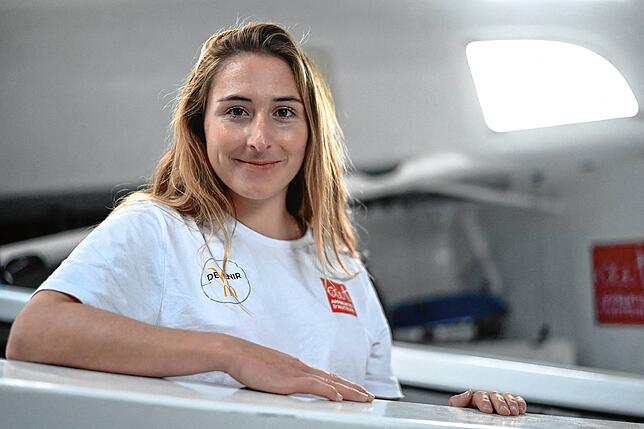 Geht als jüngste Teilnehmerin an den Start – Violette Dorange.