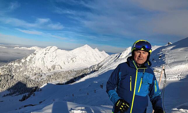 Eine aktuelle Aufnahme vom 24. Februar 2025 aus dem Skigebiet Warth-Schröcken.