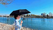 Kommt endlich der ersehnte Regen für den Bodensee? Am 10. April ist der Pegel noch sechs Zentimeter über dem Tiefstwert am selben Tag.