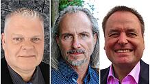 Sie sind die neuen Sprecher des AfD-Gebietsverbands Rielasingen-Worblingen-Höri: Thomas Engelmann (links) und Norbert Tobian (Mitte). ...