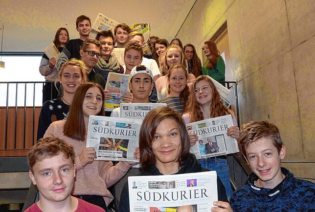 Schüler des Markdorfer Gymnasiums haben „KLASSE!“-Medienprojekt des SÜDKURIER teilgenommen.