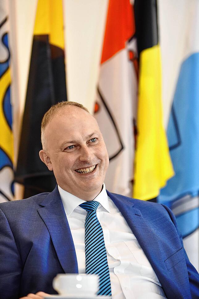 Halbzeit für den Bürgermeister, dem es in Hüfingen gut gefällt.