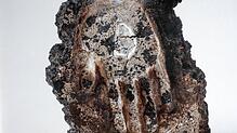 Handabdruck eines Klima-Aktivisten oder Steinzeit-Artefakt? Bilder: Veronika Pantel