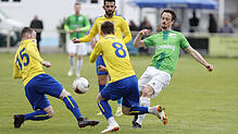 Eine Szene aus der Partie DJK Donaueschingen gegen SpVgg F.A.L.