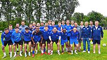 Die Herren 1 des SC Markdorf nach dem Trainingsauftakt für die neue Bezirksligasaison. Foto: Jörg Büsche
