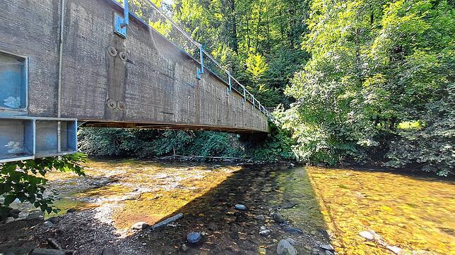 Vor einigen Jahren erst wurde die Wehra-Brücke nahe des Spielplatzes Kreuzmatt aufwendig saniert.