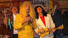 Schlagerschmalz mit Inbrunst: Diese Aufnahme im Rietbunker zeigt (von links) Heinz Zimmermann, Frank Ummenhofer und Ingo Höfner in der ...