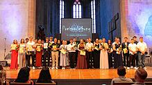 Die Absolventen der Karl-Brachat-Realschule bei ihrer Feier im Franziskaner. Foto: Schule