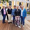 Das Donaueschinger Citymanagement und die Mitorganisatorinnen des Senioren-Aktionstages mit Christine Haus (vorn, von links), Traudel ...
