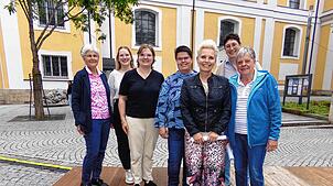 Das Donaueschinger Citymanagement und die Mitorganisatorinnen des Senioren-Aktionstages mit Christine Haus (vorn, von links), Traudel ...